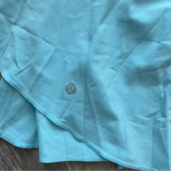 LAST ONE! NWT Lululemon Court Rival High-Rise HR Skirt Long in Cyan Blue - Picture 7 of 7